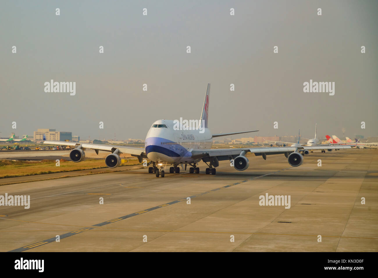 Taoyuan, AUG 19 : l'avion de China Airlines, le août 19, 2017 à Taoyuan, Taiwan Banque D'Images