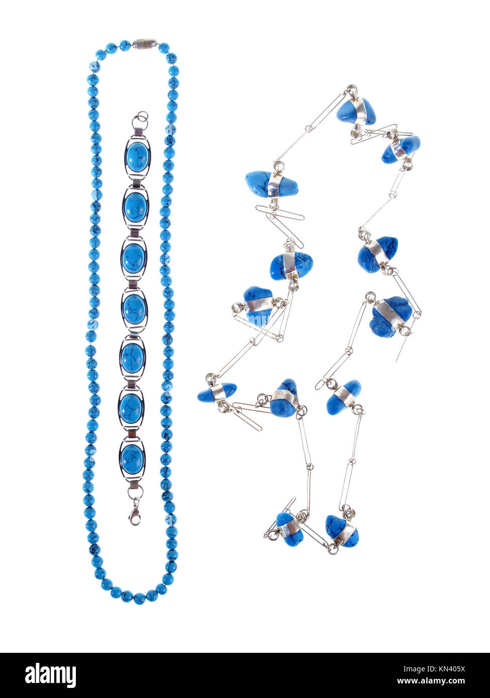 Studio isolé photo d'un magnifique collier. Banque D'Images