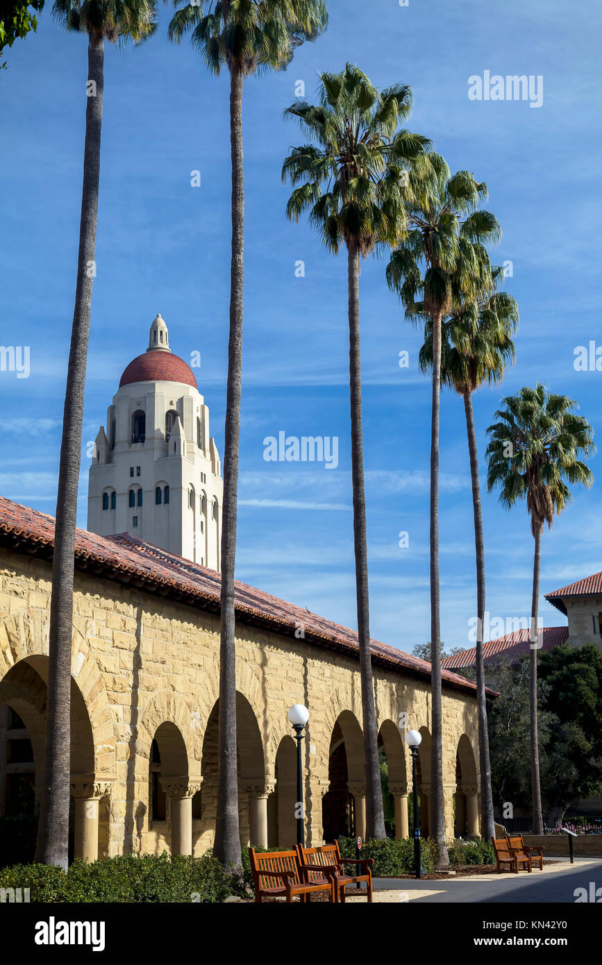 Il s'agit d'une image de l'Université de Stanford et ses environs campus, qui est situé dans la partie nord de la Silicon Valley. C'est l'un des plus Banque D'Images