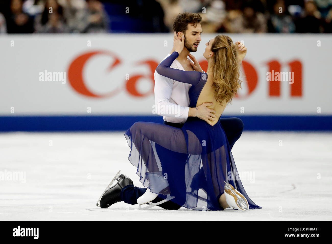 Gabriella Papadakis et Guillaume Cizeron (FRA), 10 décembre 2017 - Patinage Artistique : ISU Grand Prix of Figure Skating Final 2017 de danse sur glace, danse libre au Nippon Gaishi Hall à Aichi, au Japon. (Photo par Yusuke Nakanishi/AFLO) Banque D'Images