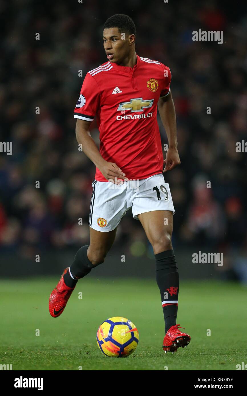 Manchester, UK. 10 Décembre, 2017. MARCUS RASHFORD MANCHESTER UNITED FC MANCHESTER UNITED FC V Manchester City FC Old Trafford, Manchester, Angleterre 10 Décembre 2017 GBB6009 strictement usage éditorial uniquement. Si le joueur/joueurs représentés dans cette image est/sont de jouer pour un club anglais ou l'équipe d'Angleterre. Puis cette image ne peut être utilisé qu'à des fins rédactionnelles. Pas d'utilisation commerciale. Allstar Crédit : photo library/Alamy Live News Banque D'Images