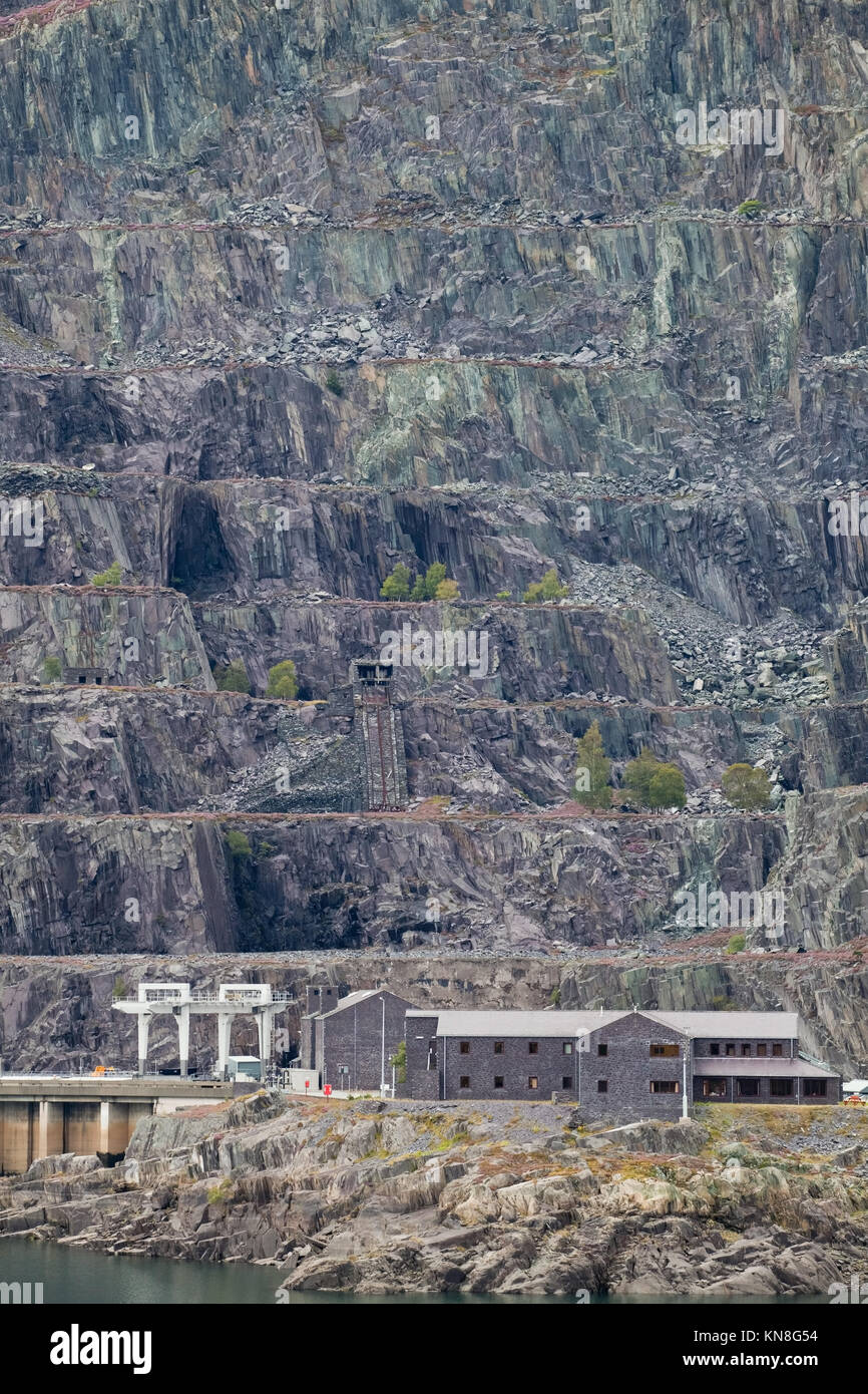 Dinorwic caernarfon ardoise Galles Banque D'Images