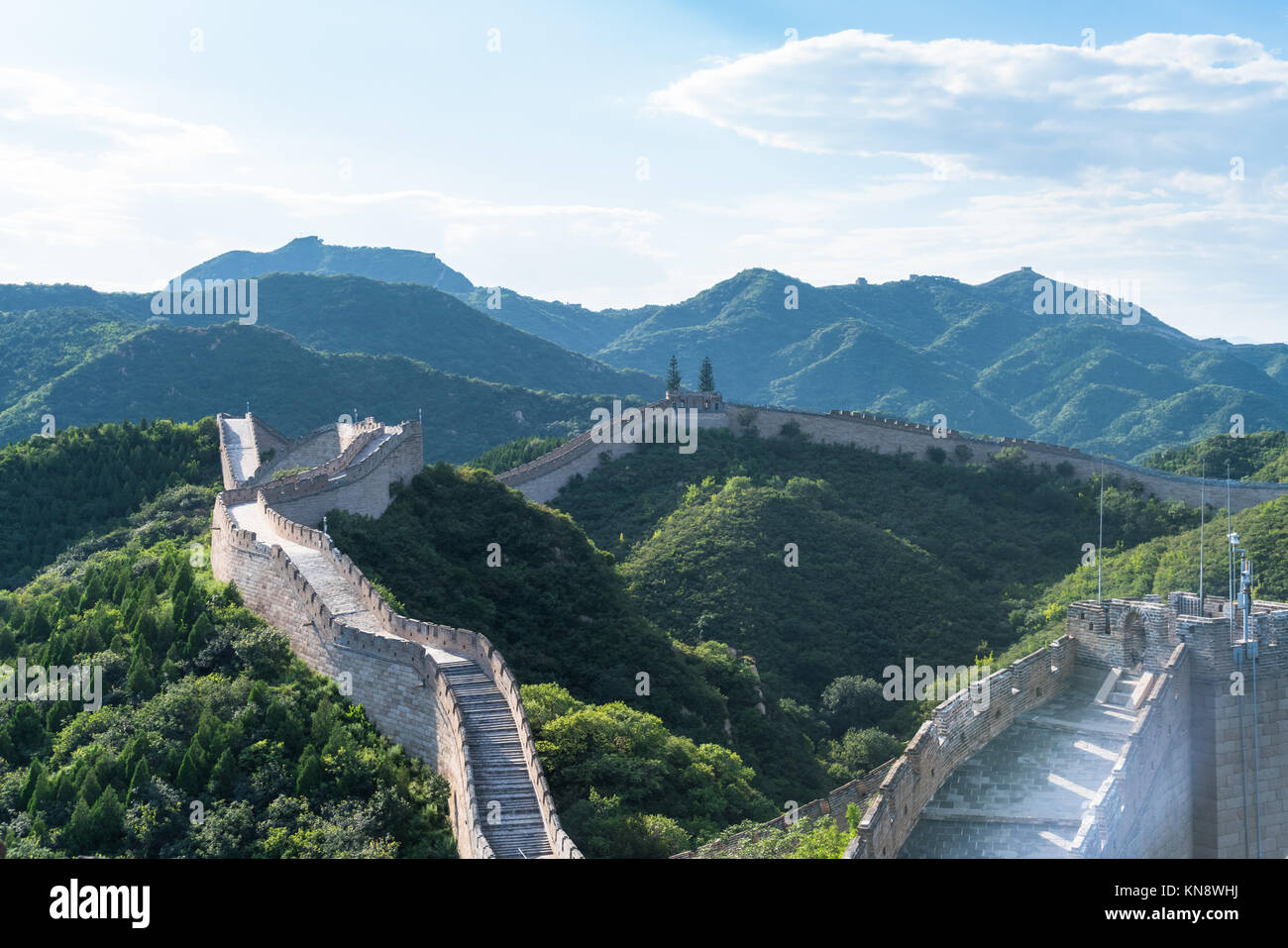 La Grande Muraille de Chine. Banque D'Images