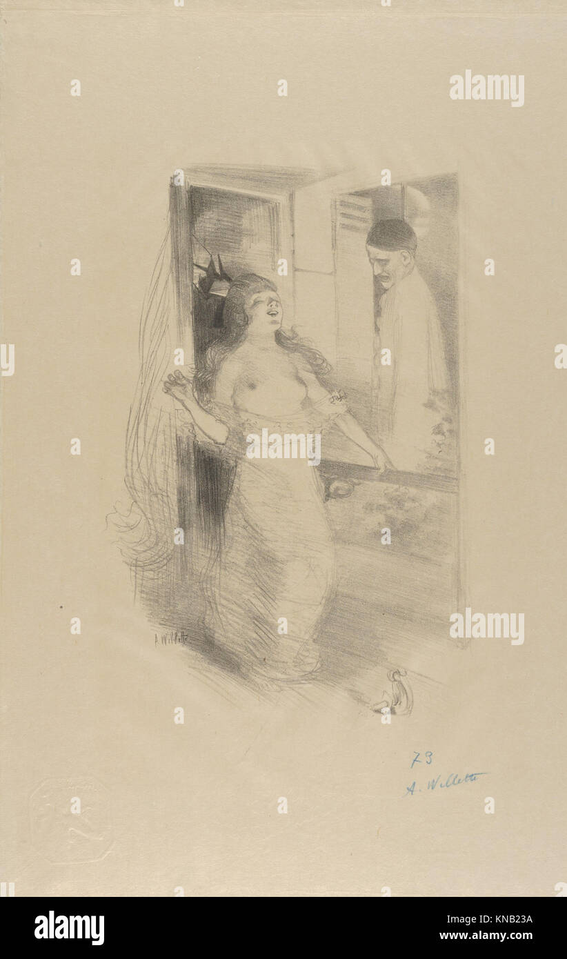 Cette œuvre d'art 'Hanging Pierrot' (Pendu Pierrot) représente une figure de la tradition théâtrale européenne historique, conservée dans la collection MET. Banque D'Images