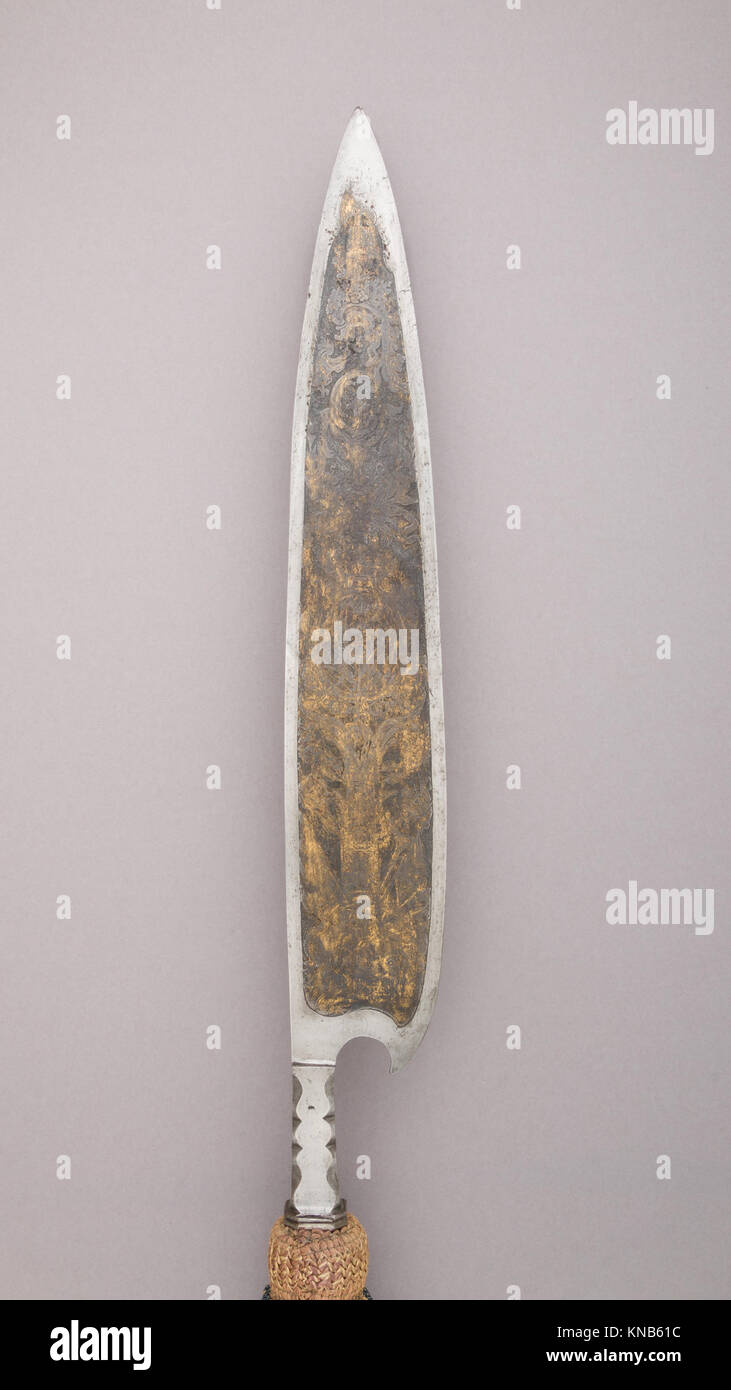 Un glaive appartenant à Maximilien III Joseph, prince-électeur de Bavière, illustrant l'armement cérémoniel du XVIIIe siècle et le noble dessein martial. Banque D'Images