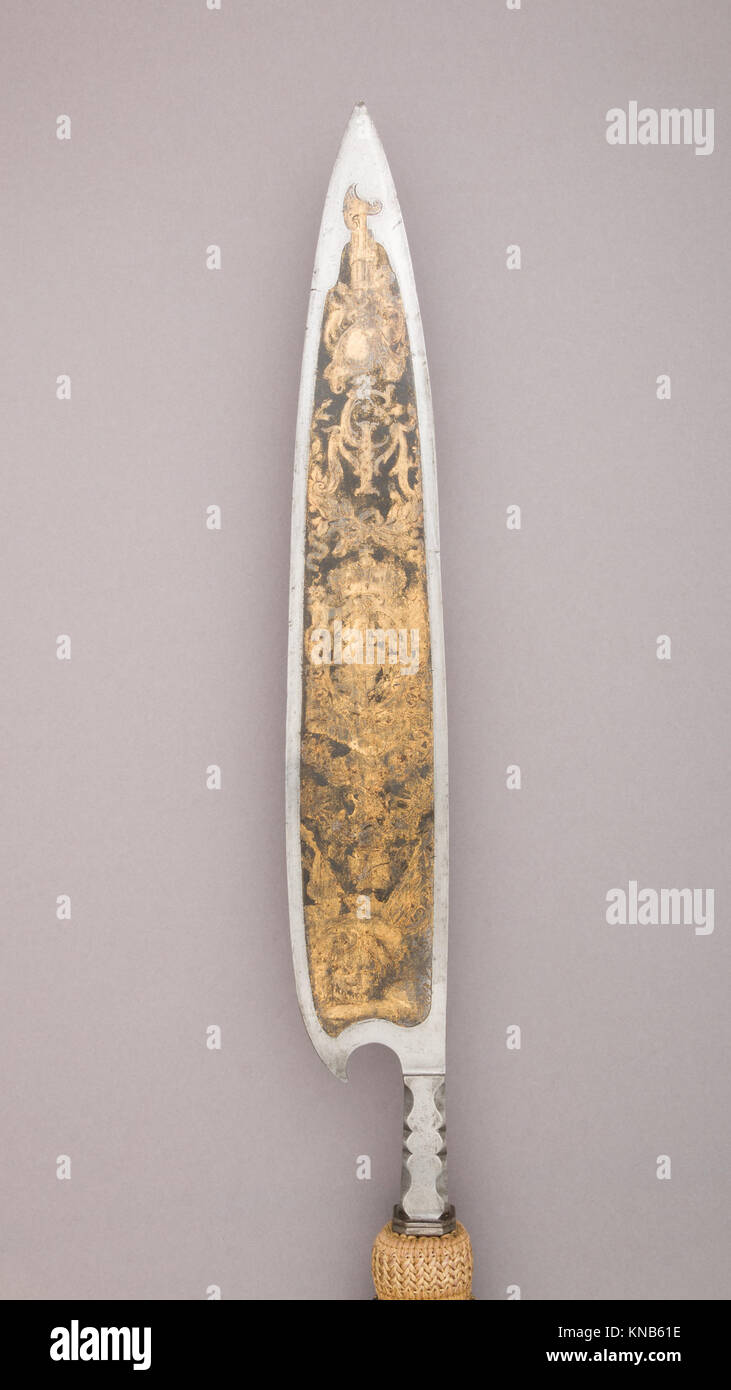 Un glaive appartenant à Maximilien III Joseph, Prince-électeur de Bavière, représentant la tradition et le design militaires européens du XVIIIe siècle. Banque D'Images