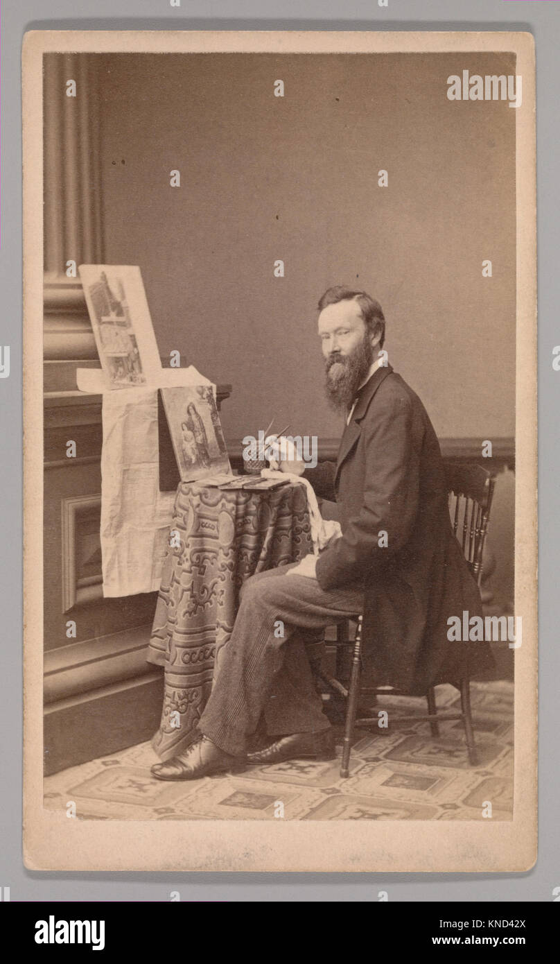 John Mackie Falconer (1820-1903) était un graveur, peintre et aquarelliste écossais-américain dont les œuvres ont contribué à la scène artistique américaine du XIXe siècle, y compris les portraits et les paysages. Banque D'Images