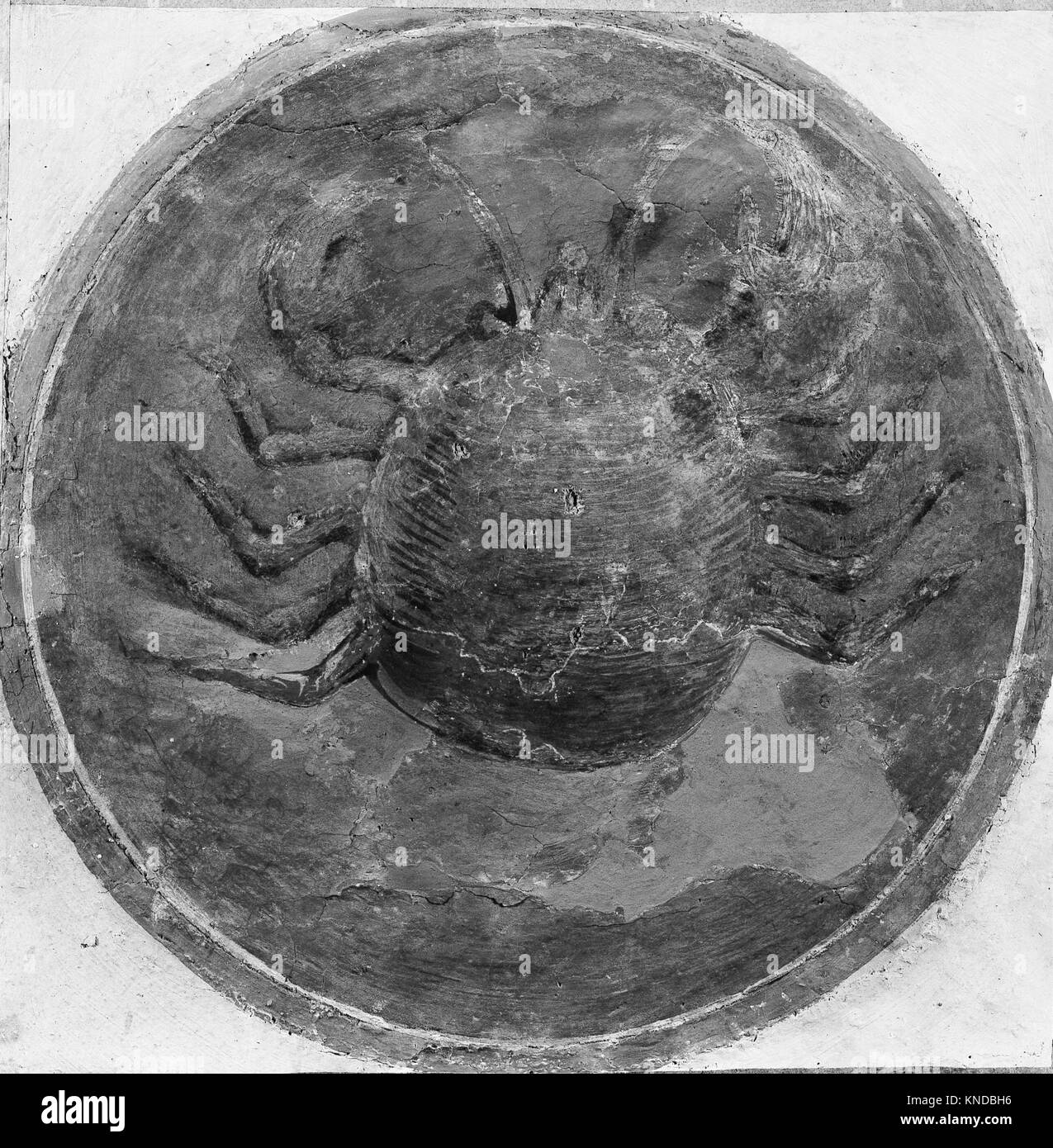 Les fresques de la Villa Stati-Mattei présentent des techniques romaines de peinture murale aux couleurs vives et aux motifs complexes, illustrant des thèmes mythologiques et domestiques et donnant un aperçu de l'art et de la décoration romains. Banque D'Images