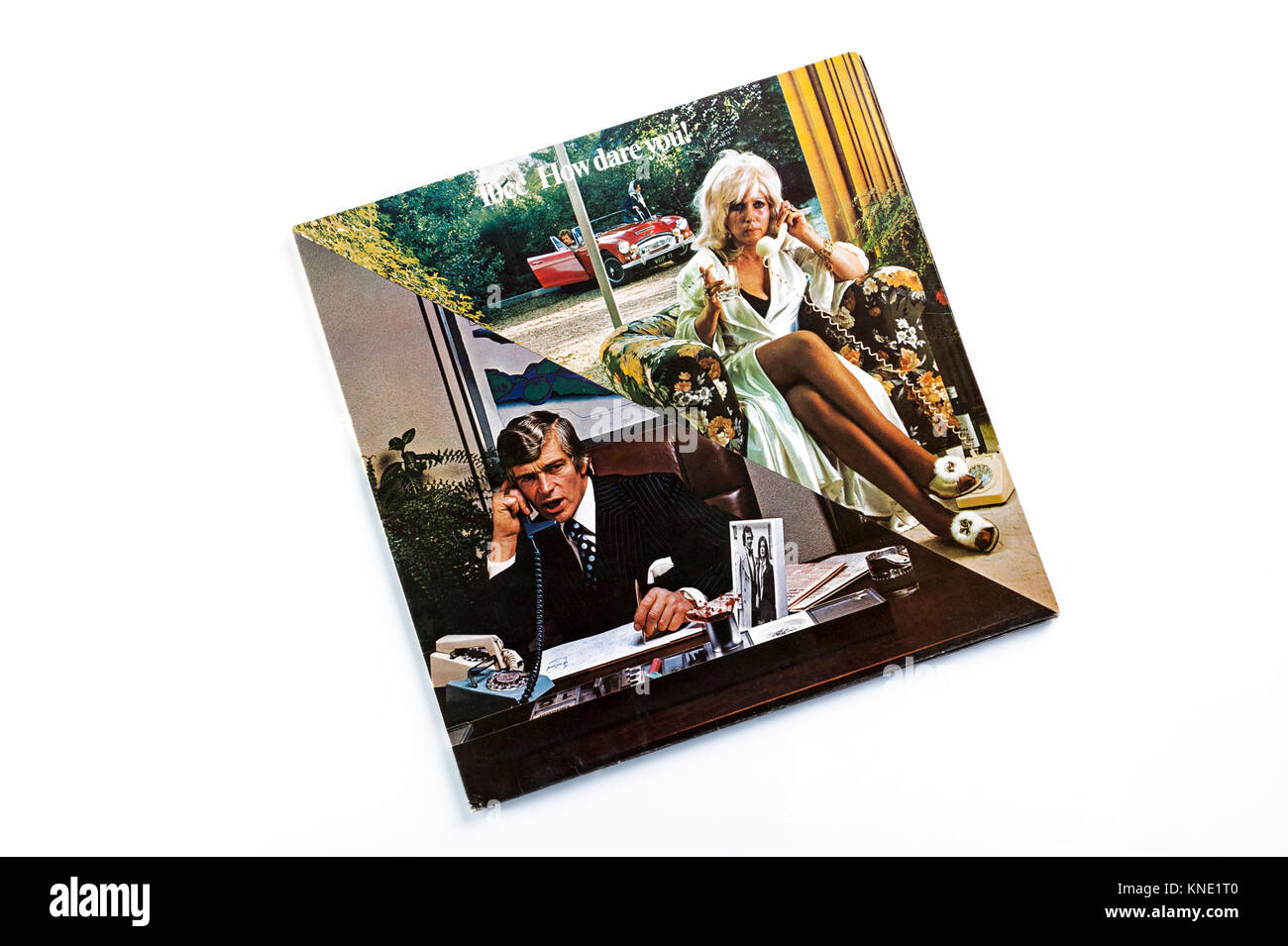 10 cc Comment osez-vous, couverture de l'album Banque D'Images