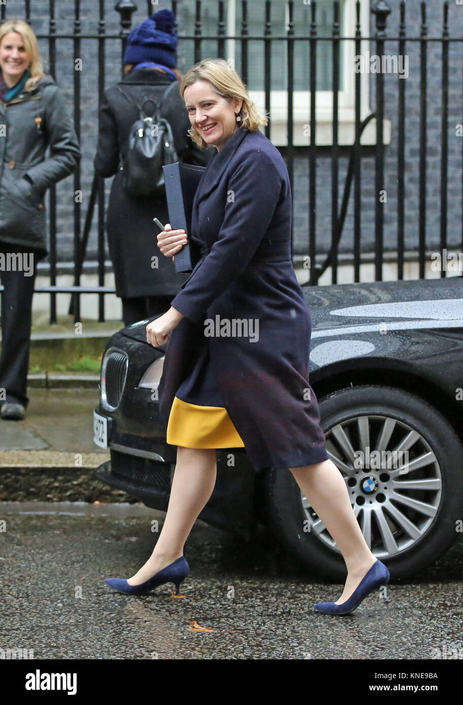 Accueil Ambre Rudd arrivant au Secrétaire Downing Street, Londres, pour une réunion du Cabinet. Banque D'Images