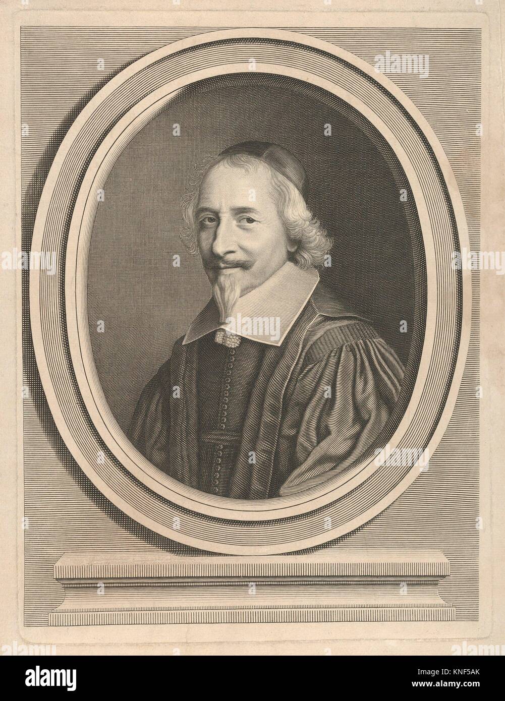 Claude Regnauldin. Artiste : Robert Nanteuil (Français, Reims 1623-1678 Paris) ; Date : ca. 1658 ; gravure ; Technique : Dimensions : feuille : 14 x 5/16 11 13/16 Banque D'Images