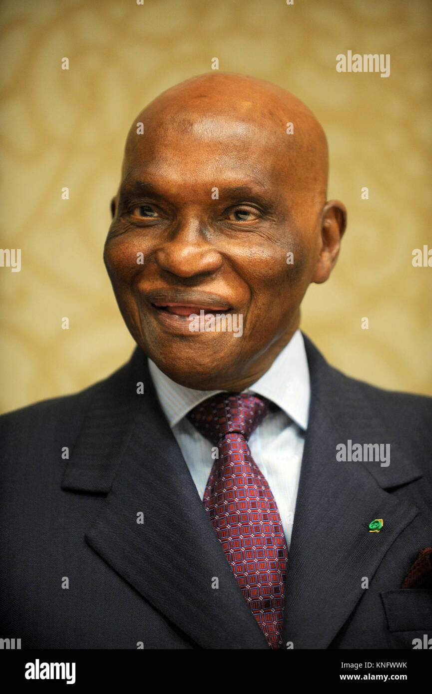 Président du Sénégal, Abdoulaye Wade au NAACP Centennial Convention à l'hôtel Hilton New York Hotel à New York City. 14 juillet, 2009. Crédit : Dennis Van Tine/MediaPunch Banque D'Images