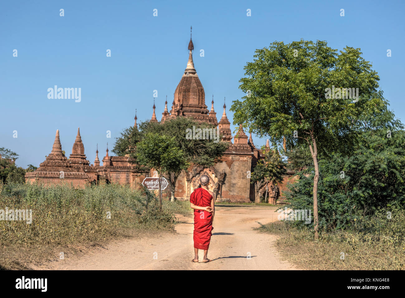 Bagan, Mandalay, Myanmar, en Asie Banque D'Images
