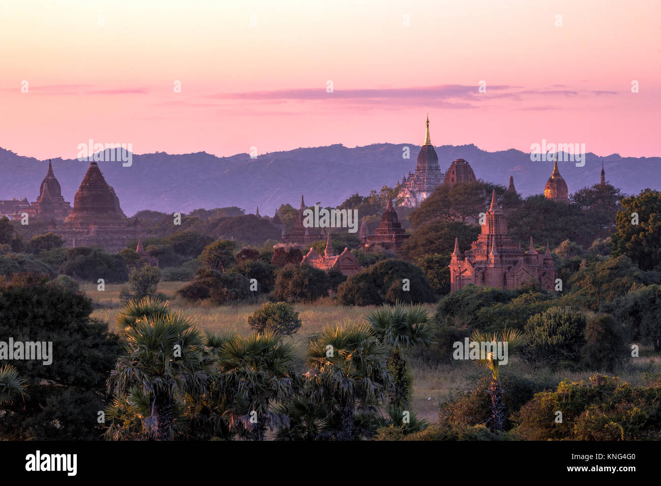 Bagan, Mandalay, Myanmar, en Asie Banque D'Images