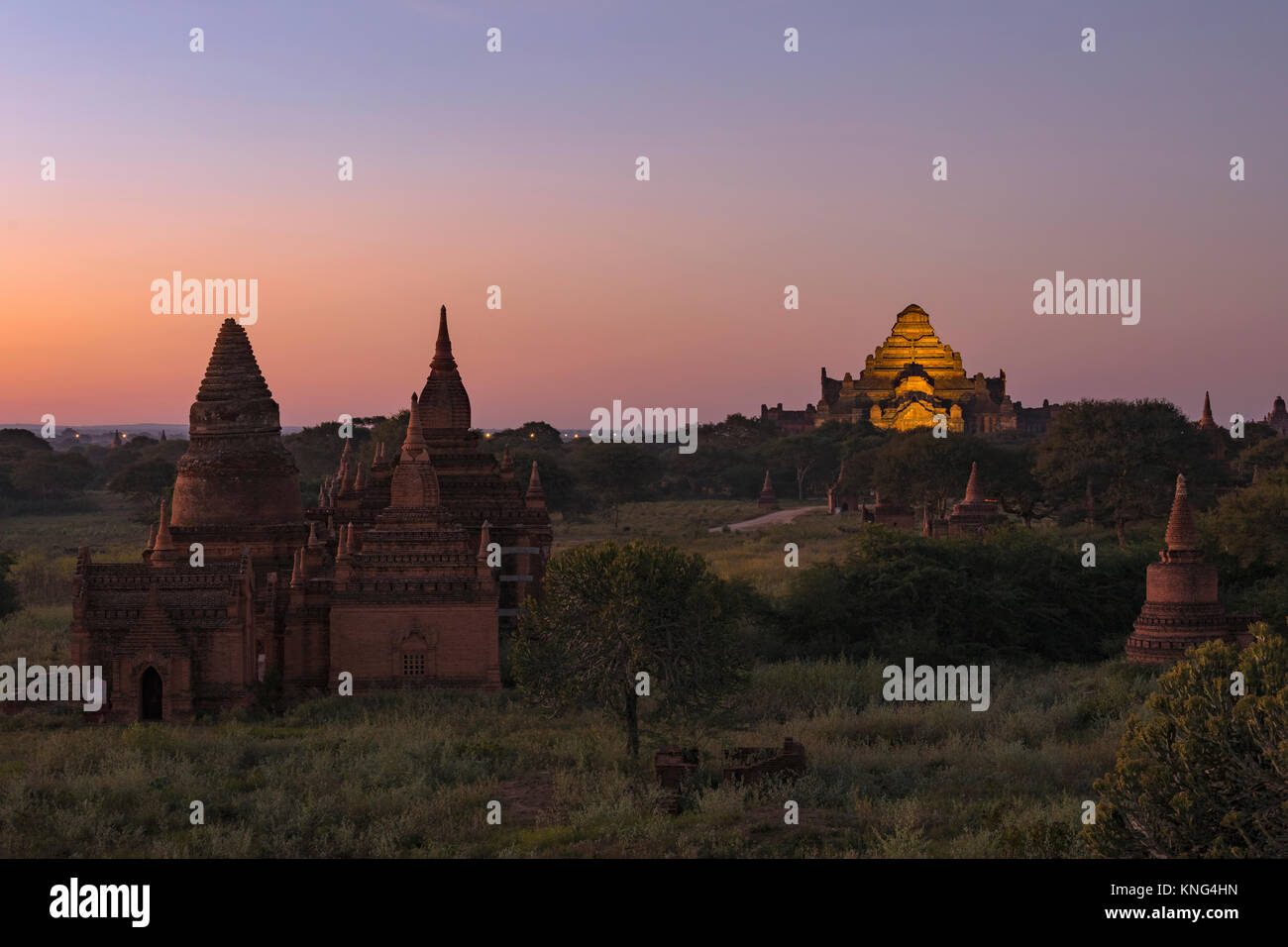 Bagan, Mandalay, Myanmar, en Asie Banque D'Images