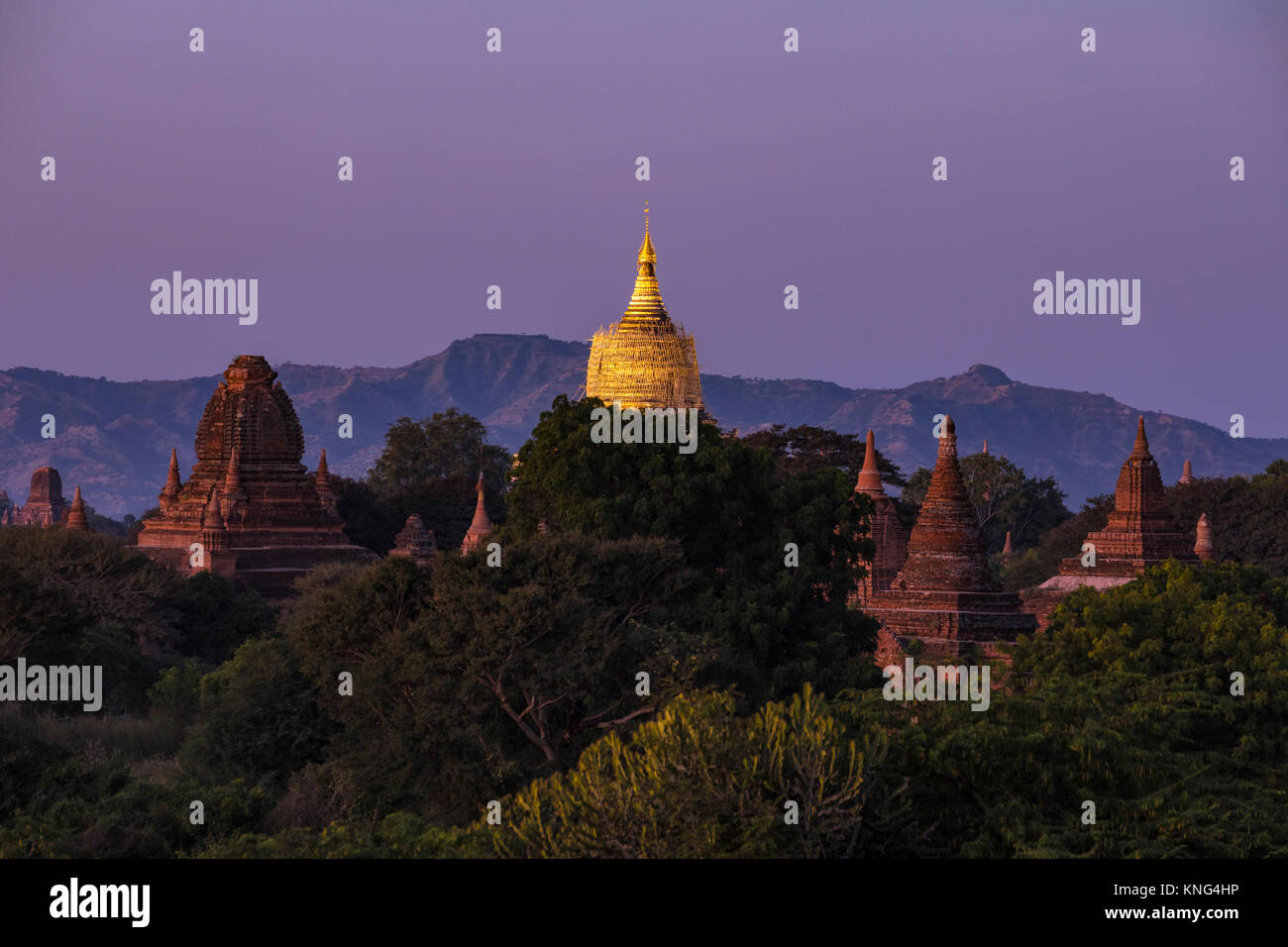 Bagan, Mandalay, Myanmar, en Asie Banque D'Images