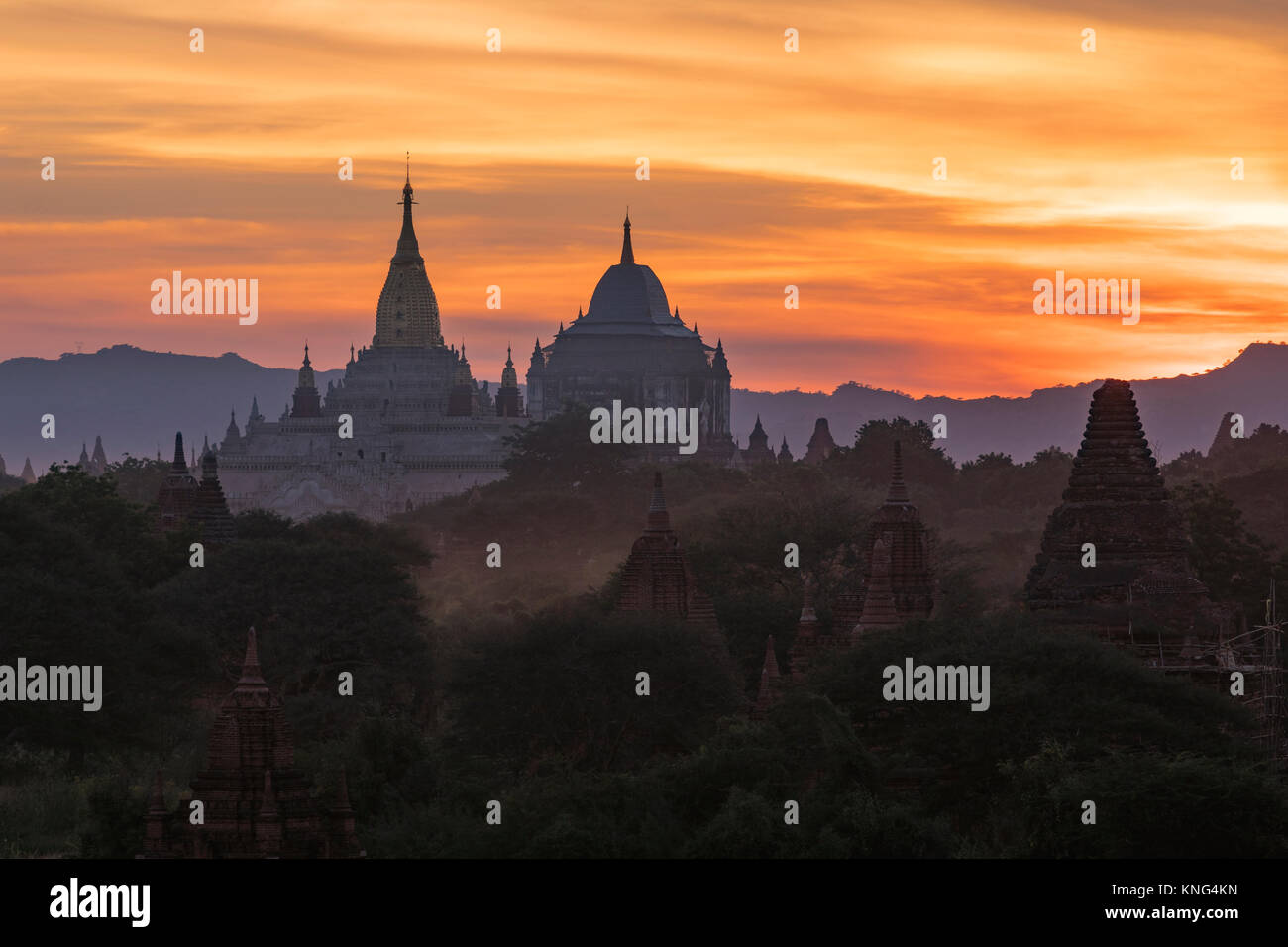 Bagan, Mandalay, Myanmar, en Asie Banque D'Images