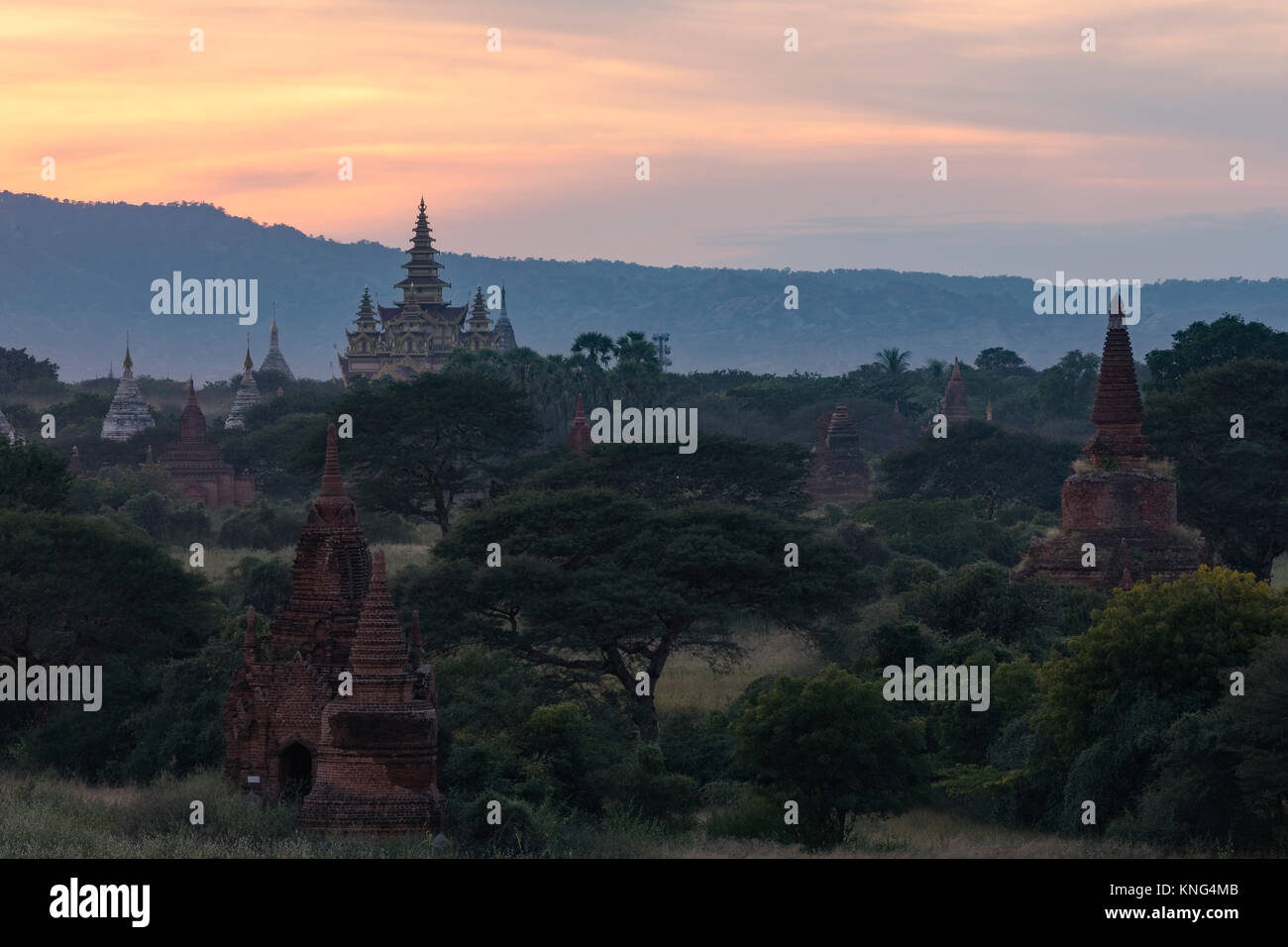 Bagan, Mandalay, Myanmar, en Asie Banque D'Images