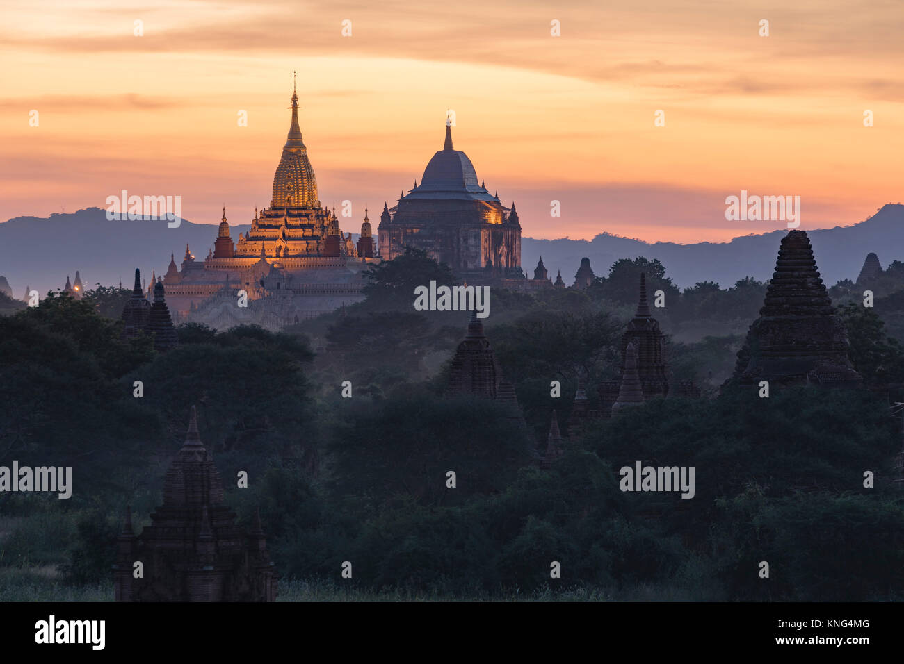 Bagan, Mandalay, Myanmar, en Asie Banque D'Images