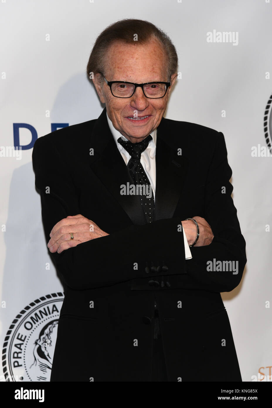 Larry King occupe les Frères Tony Bennett Club avec l'icône Animation award à l'hôtel Sheraton de New York le 20 juin 2016 à New York. Banque D'Images