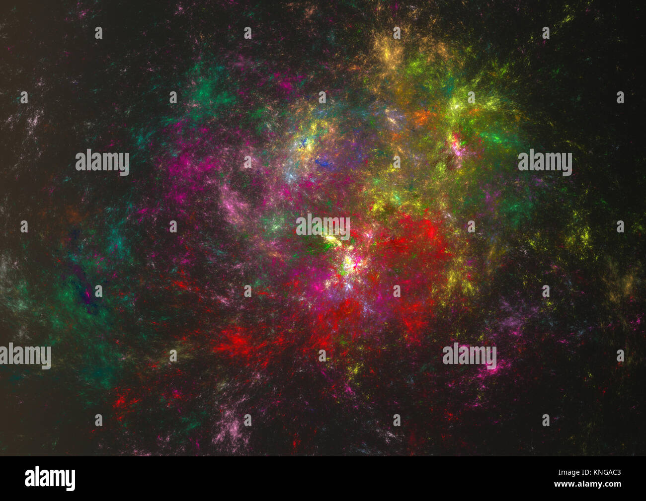 Fractale de flamme, belle image d'arrière-plan Banque D'Images