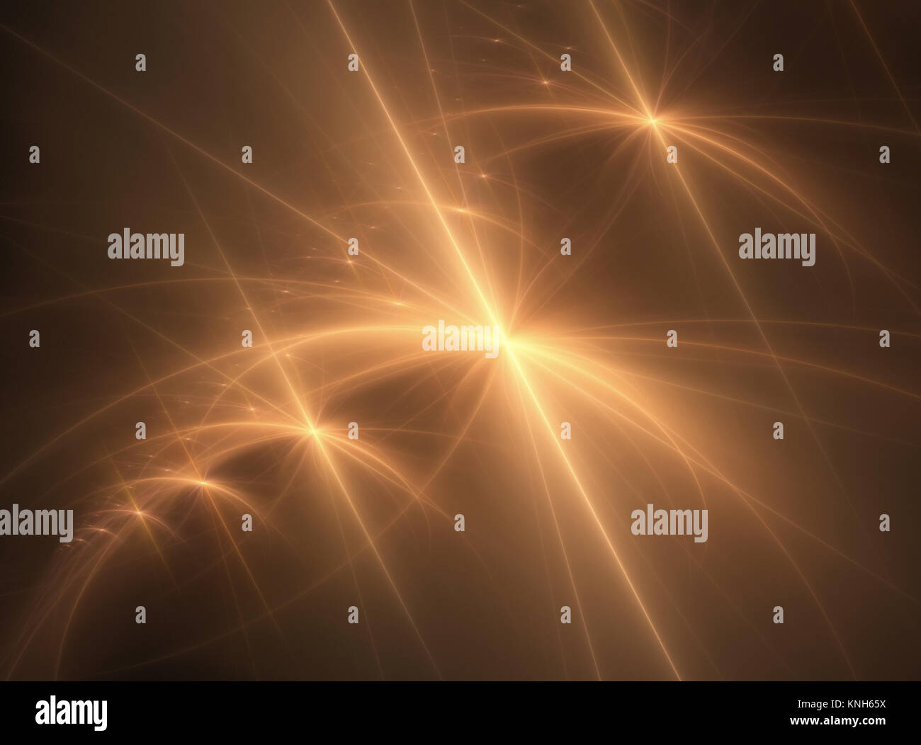 Belle fractale flamme Banque D'Images