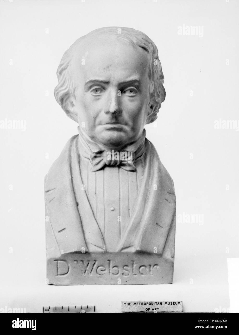 Buste de Daniel Webster, fabricant : Pierre Joseph Chardigny (1794-1866), 1853, fabriqué en France, médium : plâtre ciré Banque D'Images