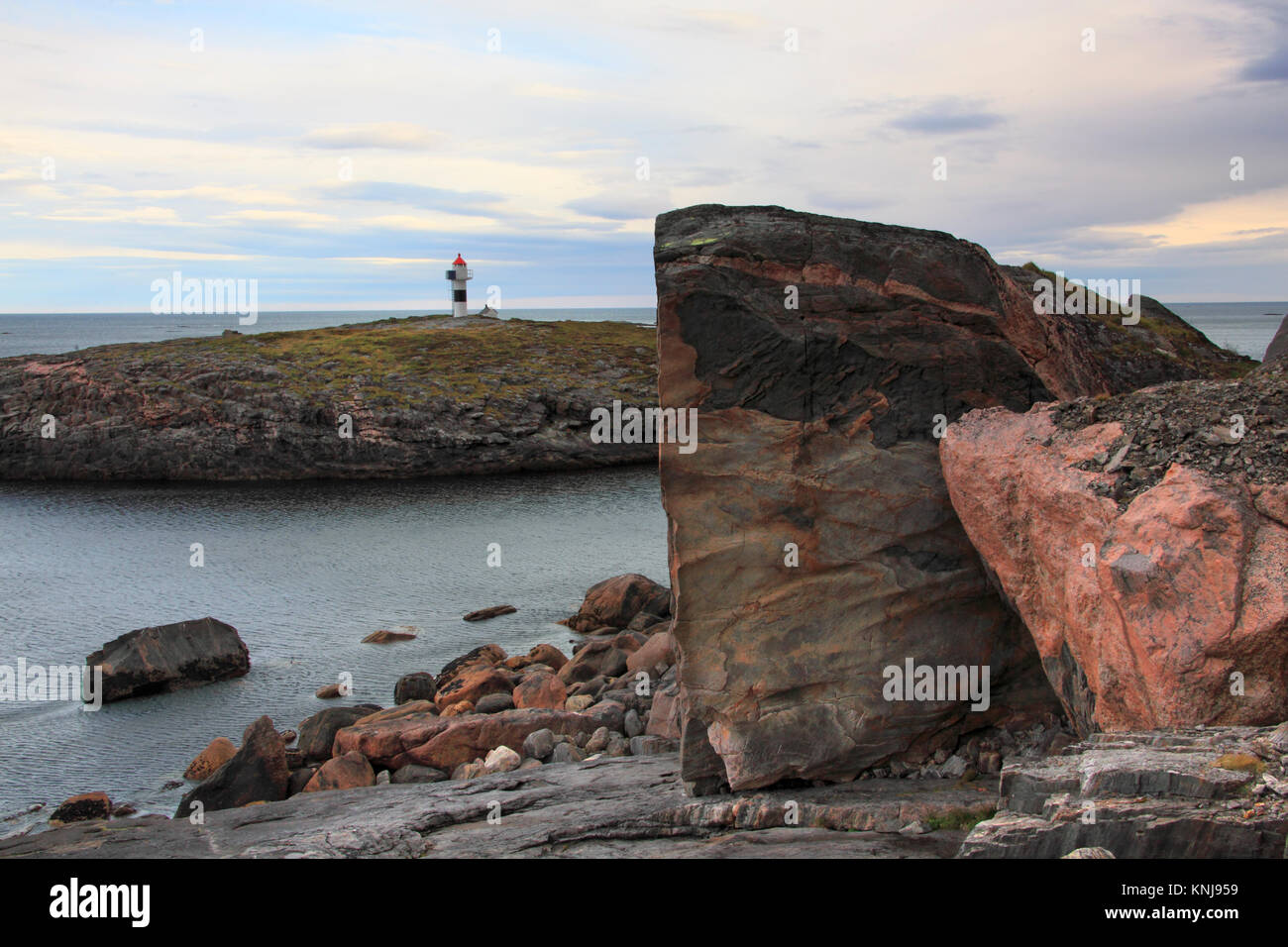 Photo de la gamme Andoy-Noss situé sur la côte ouest, à l'île de Andoya, Norvège Banque D'Images