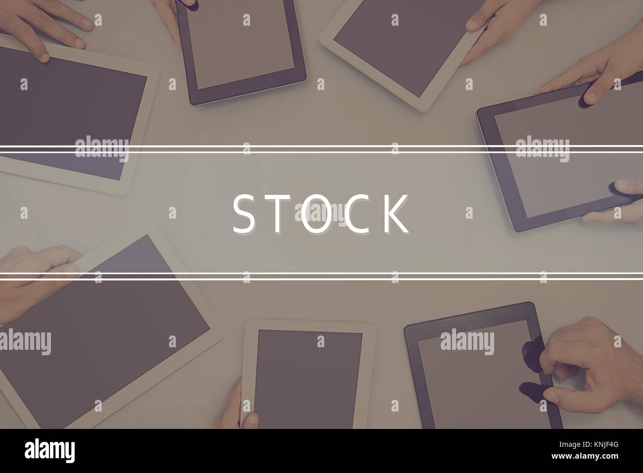 CONCEPT STOCK Concept d'entreprise. Banque D'Images