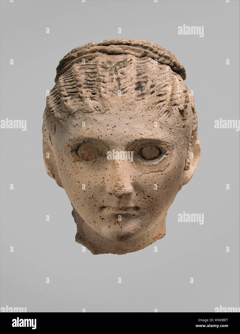 Masque funéraire, période romaine, A.D. 1e-4e siècle, d'Egypte, médium :  plâtre, peinture Photo Stock - Alamy