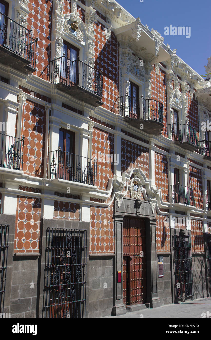 Casa de Alfeñique, Puebla, Mexique Banque D'Images