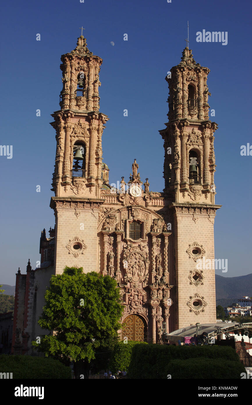 Église Santa Prisa, Taxco, Mexique Banque D'Images