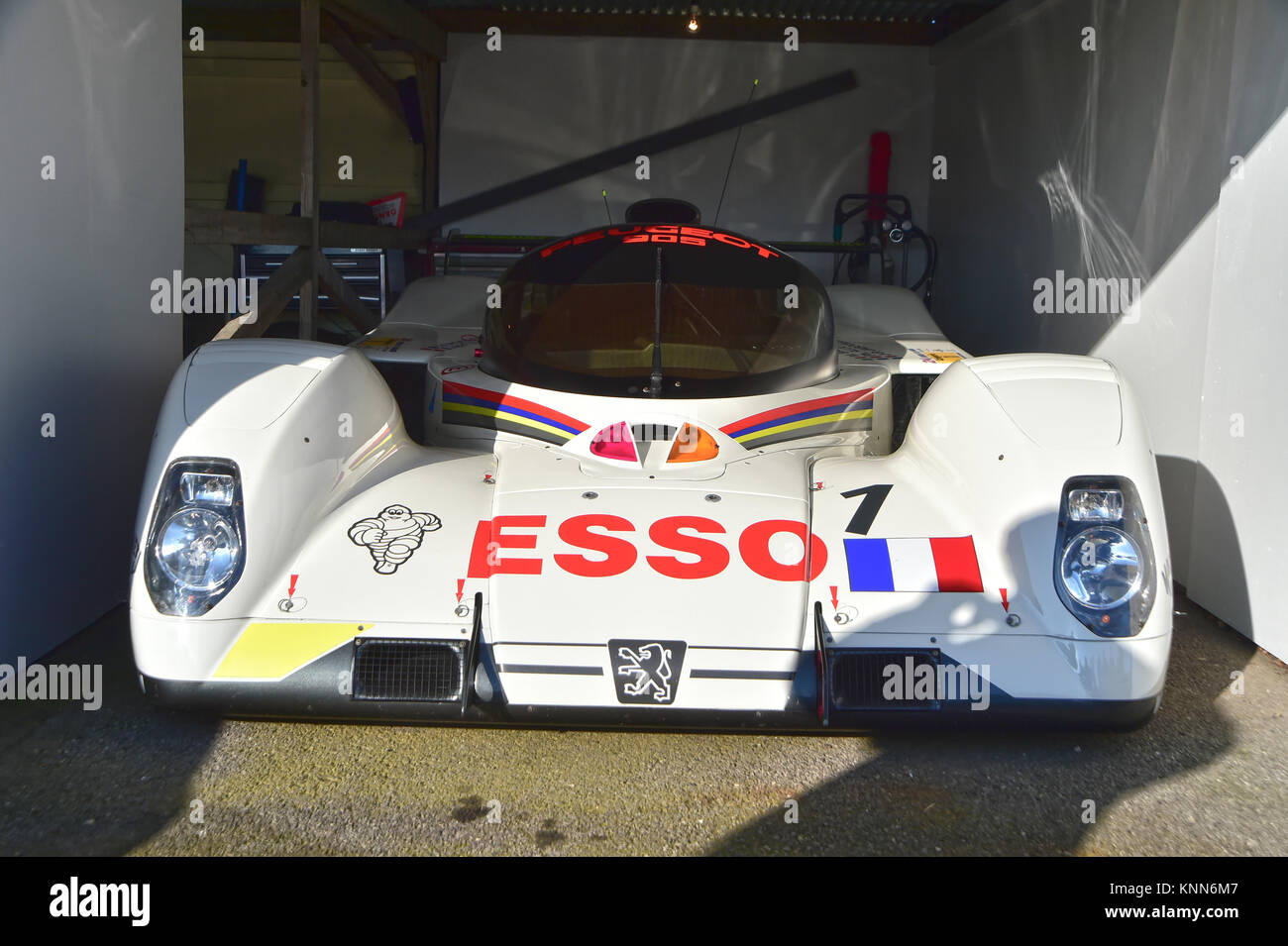Peugeot 905 Evo 1, Yvan Mahe, Groupe C, Goodwood 73e mm mars 2015, 73ème, 73ème réunion des membres, Chris McEvoy, CJM Photography, voitures classiques, Angleterre, Banque D'Images