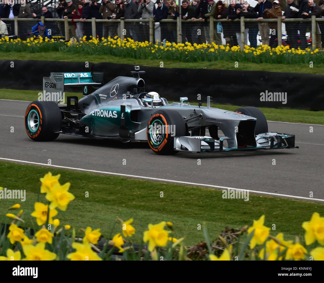 Anthony Davidson, Mercedes AMG Petronas F1 W04, Petronas F1, W04, Goodwood 73e mm mars 2015. 73e, 73e réunion, les membres Chris McEvoy, CJM Photograp Banque D'Images