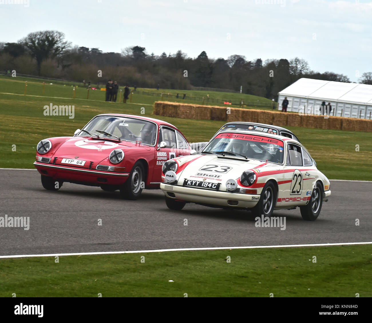 Richard Attwood, Porsche 911, 194 G, Lee KYY Maxted-Page, Porsche 901, type 64, John Aldington, Goodwood Trophy 73e mm mars 2015, 73ème, 73ème Membres Banque D'Images