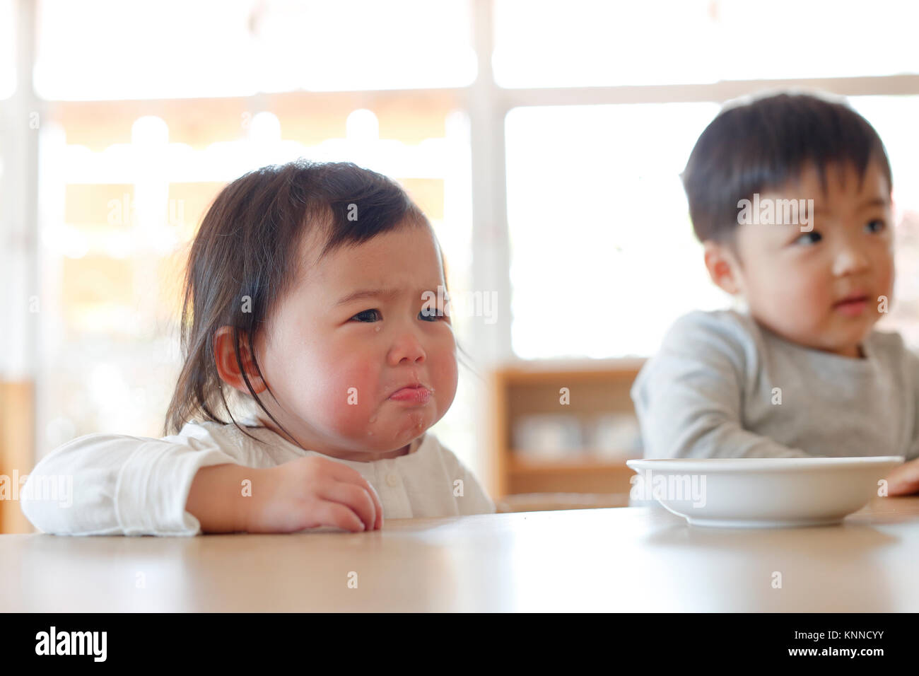 Les enfants à la maternelle japonais Banque D'Images
