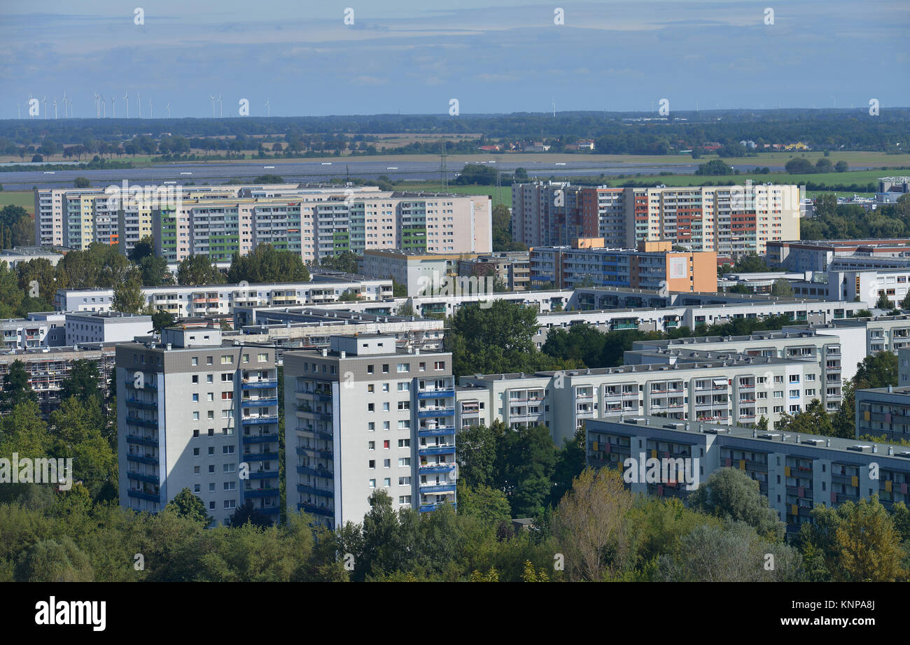 Développement de l'habitation, Marzahn, Berlin, Allemagne, Wohnsiedlung, Deutschland Banque D'Images