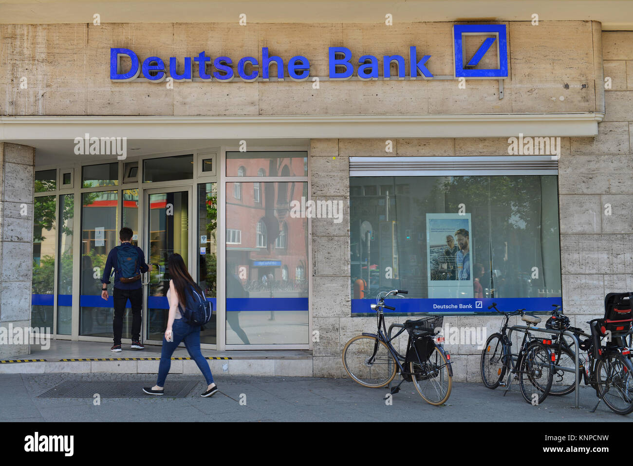 La banque allemande, Schlossstrasse, Steglitz, Steglitz-Zehlendorf, Berlin, Allemagne, Deutsche Bank, Deutschland Banque D'Images