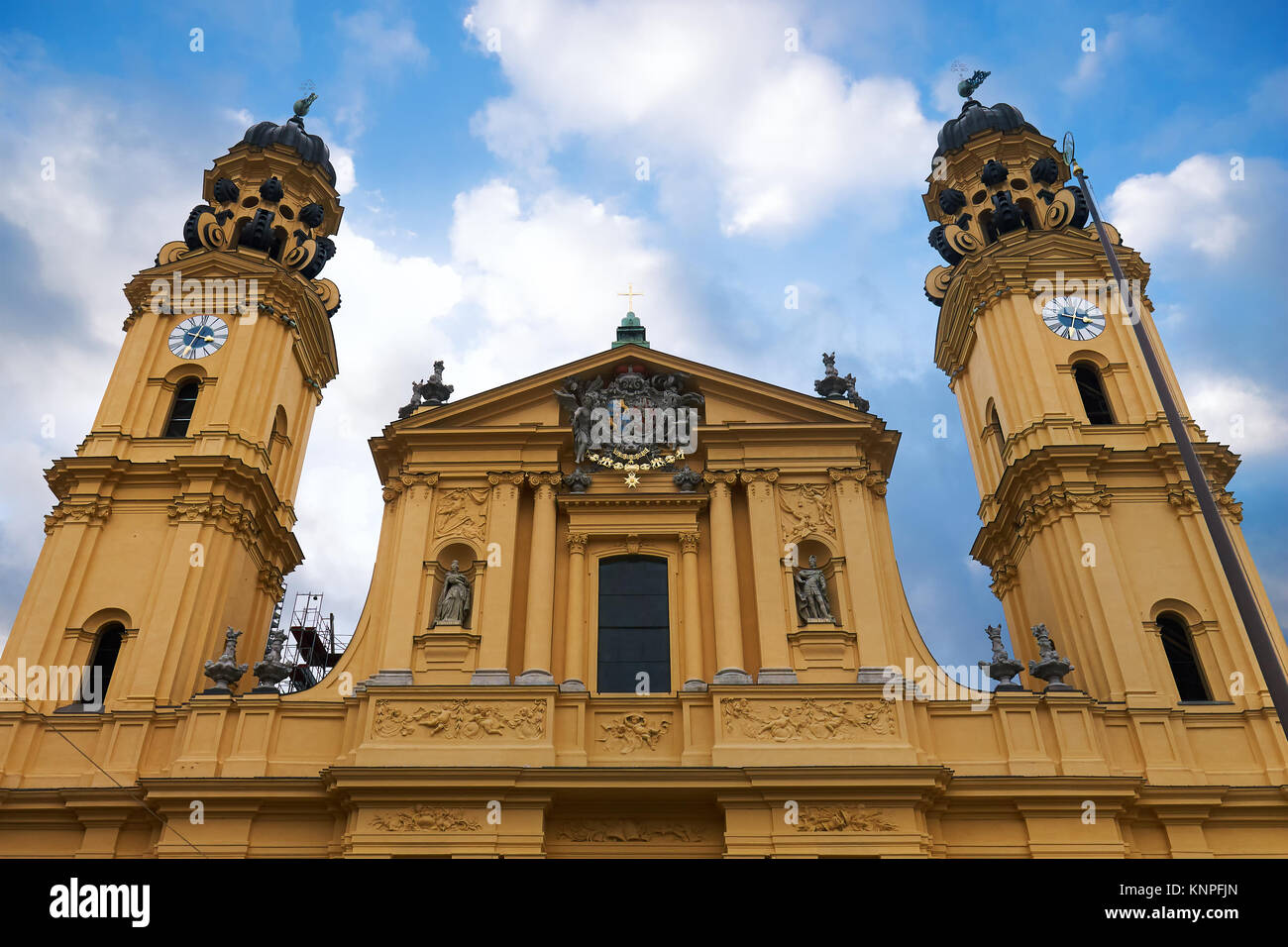 Theatine Église Saint Cajetan (Theatinerkirche St. Kajetan) à Munich, Allemagne Banque D'Images