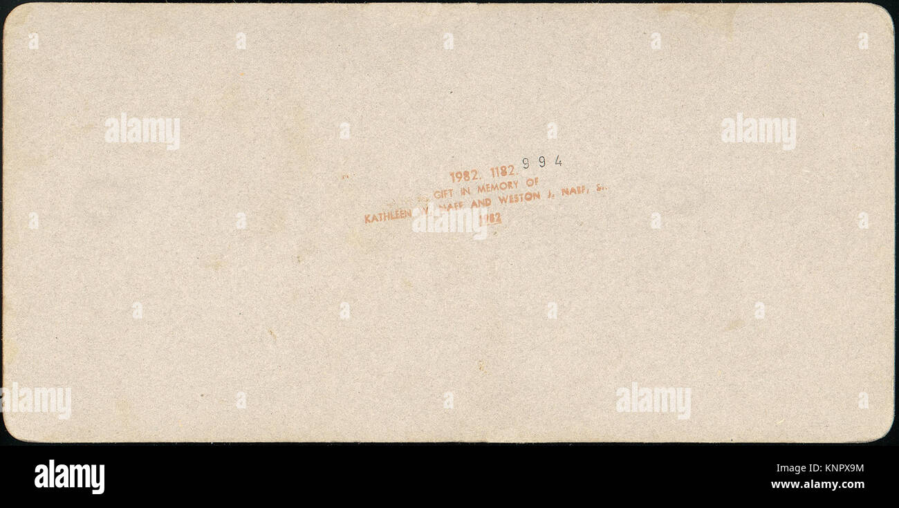 Cette série de stéréographes de Benneville Lloyd Singley présente quatre images de nourrissons, capturant les expressions et les poses de la petite enfance. Les photographies, datant de la fin du XIXe siècle au début du XXe siècle, reflètent l'intérêt de l'époque victorienne pour la vie familiale et le développement de l'enfance. Ils font partie de la collection du Metropolitan Museum of Art. Banque D'Images