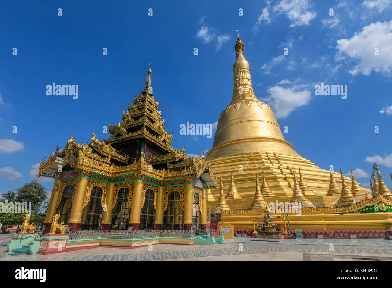 La Pagode Shwemawdaw, Bago, le Myanmar, l'Asie Banque D'Images