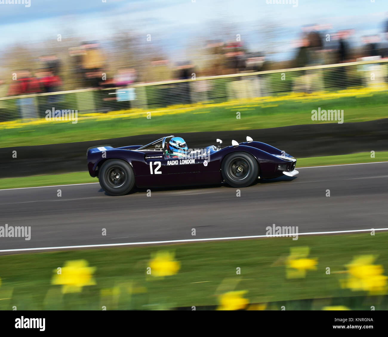 Gareth Williams, McLaren-Ford M1B, Bruce McLaren, Goodwood Trophy 73e mm mars 2015, 73ème, 73ème réunion des membres, Can-Am, Chris McEvoy, CJM Photographie Banque D'Images