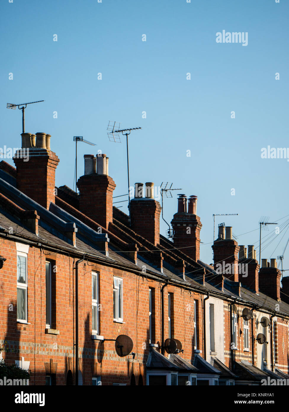 Maisons mitoyennes, Caversham, Reading, Berkshire, Angleterre Banque D'Images