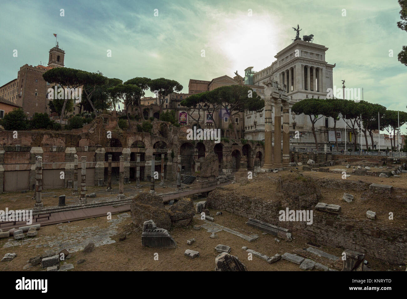 Ruines romaines Banque D'Images