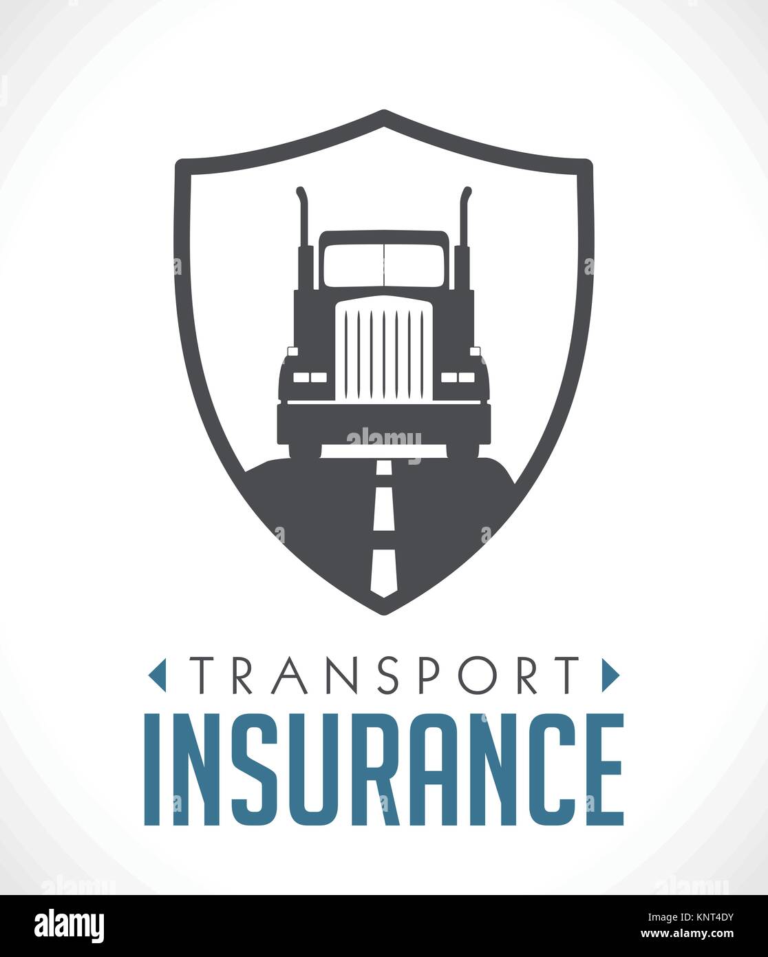 Logo - l'assurance du transport et de la logistique - stock concept illustration Illustration de Vecteur