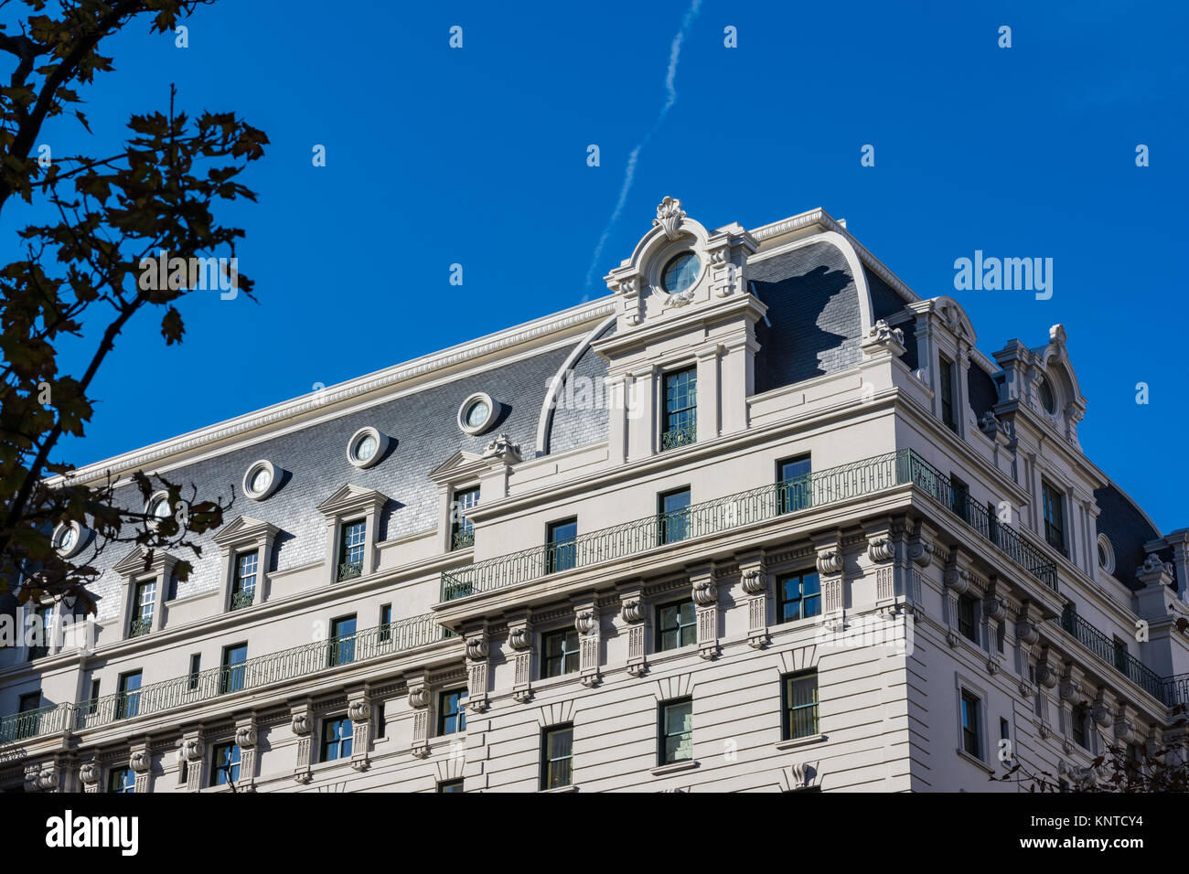 L'Hôtel Willard Washington DC Architecture Extérieure Monument Monument historique américain de jour à l'extérieur façade De Luxe Banque D'Images