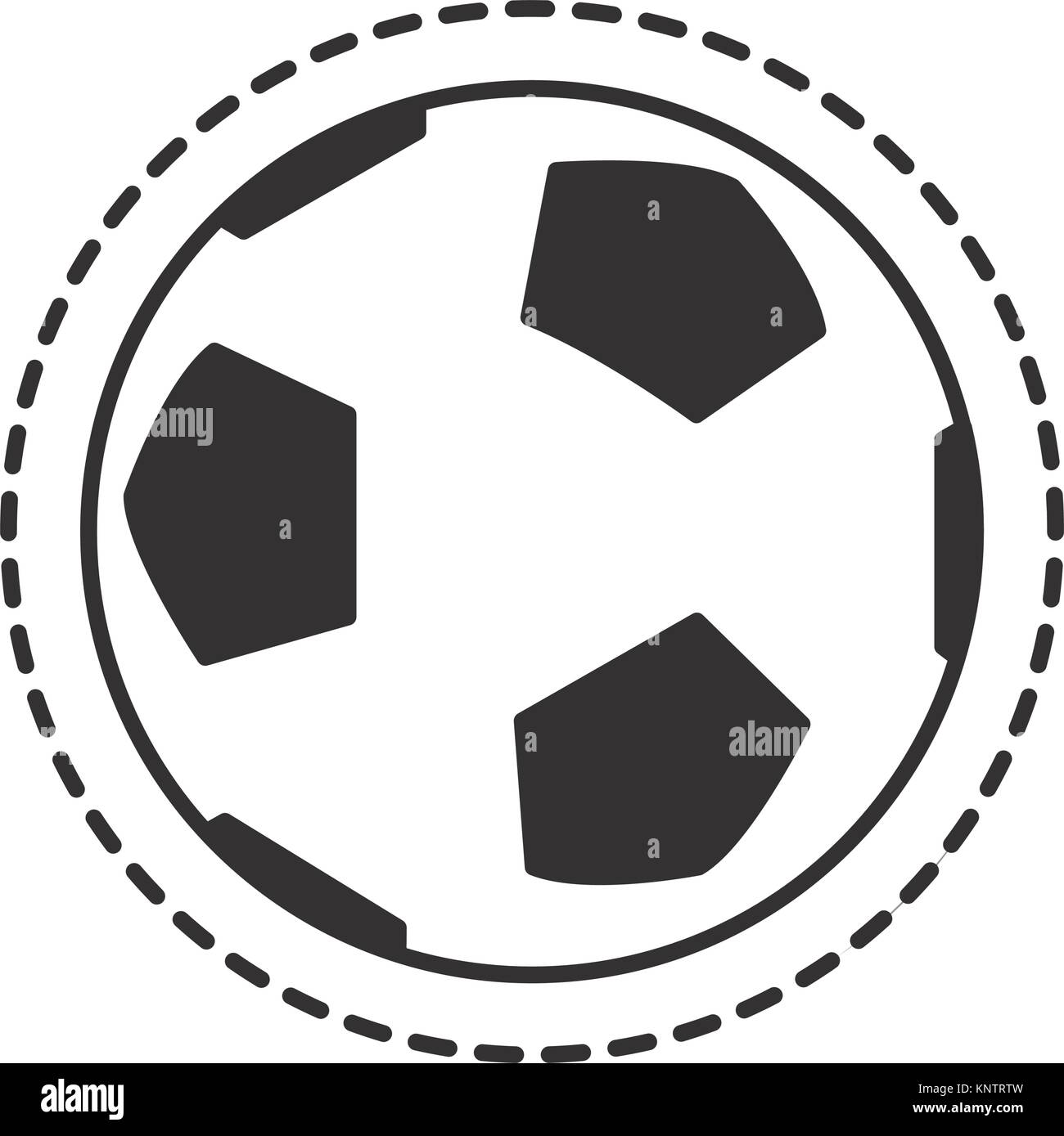Sphère de football Illustration de Vecteur