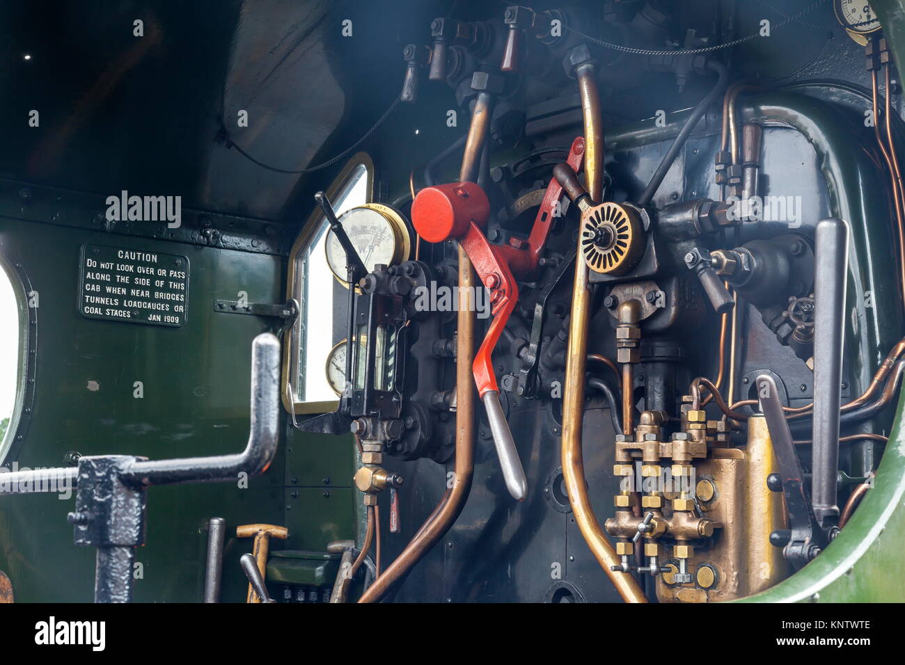 Le plancher d'un Great Western Railway 2857 Warrington 2800 locomotive classe poids lourds Banque D'Images