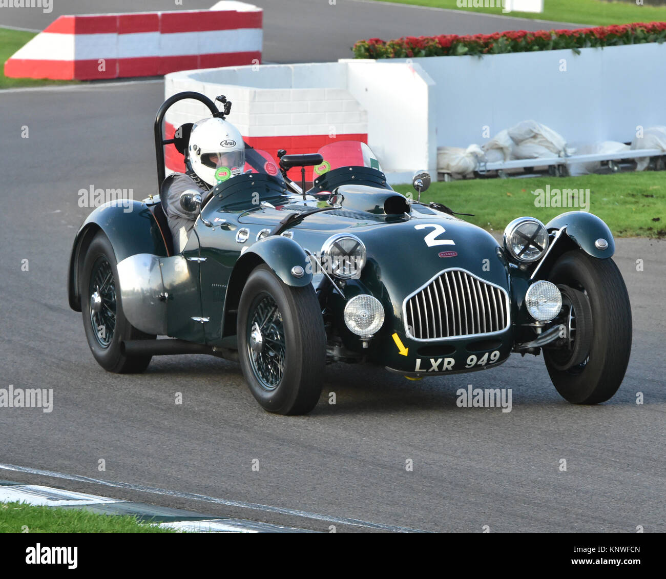 Bob Francis, Pamela Francis, Allard J2, LXR 949, mars Freddie Memorial Trophy, Goodwood Revival 2014, Goodwood Revival 2014 Vendredi, 2014, Christian Jacq, Banque D'Images