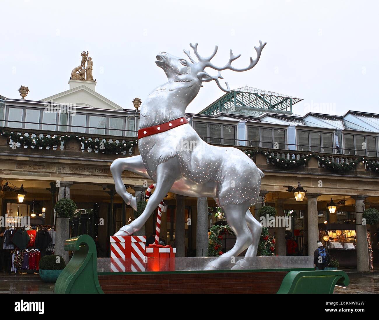 Covent Garden Londres Angleterre 2017 Noël Banque D'Images